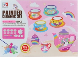 Set de pictat pentru ceai cu unicorni
