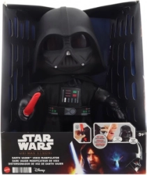 Star Wars pluș Darth Vader cu sabie luminoasă și schimbător de voce 27 cm