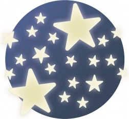 Djeco autocolante fosforescente pentru perete steluțe