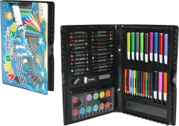 Set de artă în valiză, 67 de piese – motiv marin