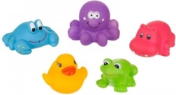 Jucărie de baie Akuku animăluțe mici, set 5 buc