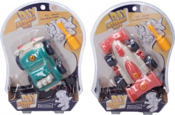 Vehicul de asamblat cu șuruburi 15 cm cu șurubelniță