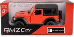 Model metalic de mașină JEEP Wrangler Rubicon 2021 Hard Top 1:35 roșu