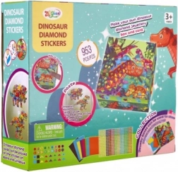 Set creativ imagini de diamant Dinozaur