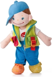 Păpușă senzorială cu catarame Krystian