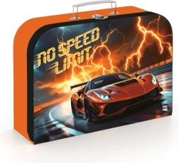 Servietă laminată pentru copii cu motiv auto 34 cm