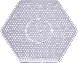 Șablon pentru mărgele de călcat – hexagon mare - 1 bucată