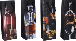 Geantă cadou pentru sticlă, mărime medie, Anuală