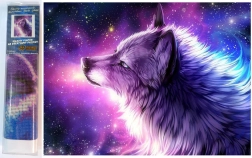 Pictură cu diamante Vise de lup 30x40 cm