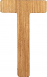 small foot literă T din bambus