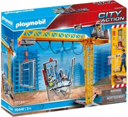 Playmobil City Action macara telecomandată cu constructori