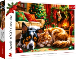 Puzzle Visând la Crăciun 1000 piese TREFL