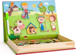 Puzzle magnetic în cutie – fermă