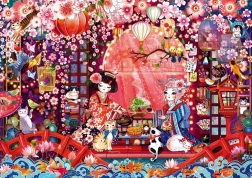 Puzzle Ritualul Japonez al Ceaiului 500 piese