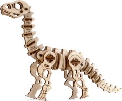 Puzzle 3D din lemn diplodocus, 50 piese