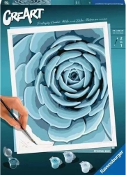 RAVENSBURGER CreArt Botanical Blue – pictură după numere 24 × 30 cm