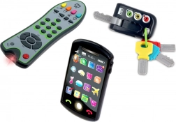 Set Trio Tech Too – chei, telecomandă TV și smartphone pentru copii