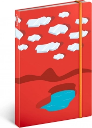 Caiet Ice Surfers cu copertă rigidă