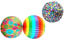 Lampion din hârtie tip balon 25 cm