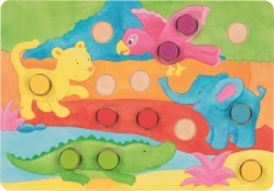 Joc de inserare cu zaruri Culori GOKI