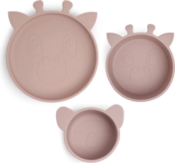 Set de masă din silicon Nuuroo Benni woodrose