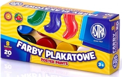 Vopsele tempera ASTRA 8×20 ml