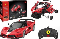 Rastar Set de construcție 1:18 Ferrari FXXK EVO roșu 88 piese