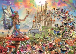 Educa puzzle Zâna și fluturii 500 piese