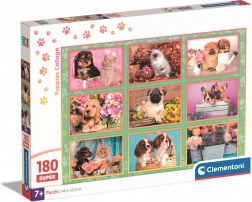 clementoni puzzle cățeluși 180 piese