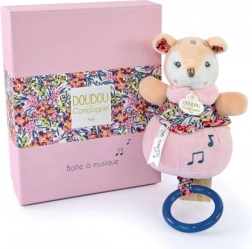 Set cadou DOUDOU – căprioară de pluș cu melodie 20 cm