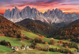 Puzzle 2000 piese Calitate înaltă, Val Di Funes