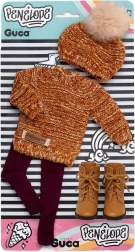 Guca Penelope hăinuțe pentru păpușă 34 cm cu ghetuțe cu șireturi