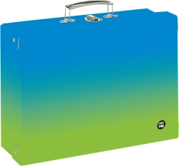 Geantă A4 OXY Ombre Albastru-verde