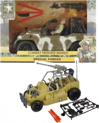 Mașină militară de teren cu accesorii pentru operațiuni speciale