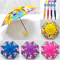 Umbrelă cu motiv de unicorn
