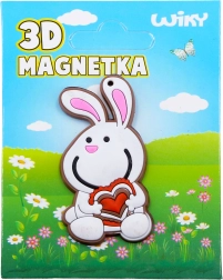 Magnet în formă de iepuraș 6 cm