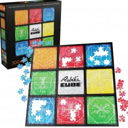 Puzzle RUBIK’S CUBE 50 de ani – 300 de piese