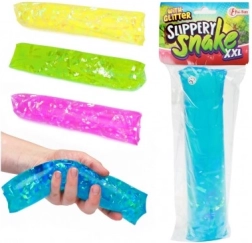 Șarpe cu apă XXL sclipitor antistres 25 cm
