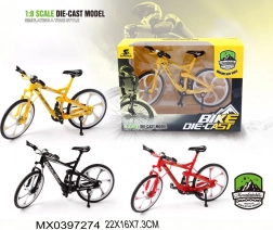 Model bicicletă de șosea 1:8 cu direcție flexibilă și roți din cauciuc