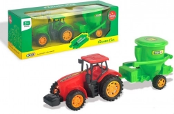 Tractor cu remorcă cu volantă