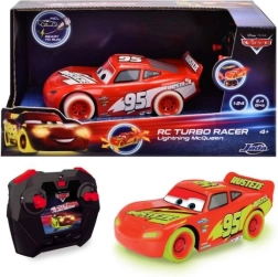 Mașină RC Fulger McQueen Turbo Glow Racers cu telecomandă 1:24