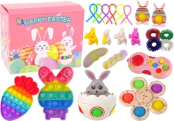 Set de Paște cu jucării antistres Fidget Toys Pop It