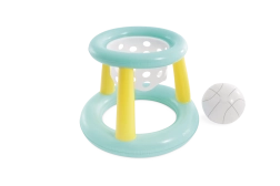 Coș de baschet gonflabil pentru piscină cu minge