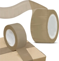 Bandă adezivă maro 48 mm x 100 m – rezistentă și durabilă