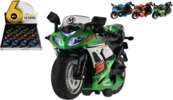 Motocicletă de curse cu tracțiune înapoi cu lumină și sunet