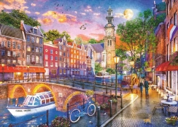Puzzle Amsterdam 1000 piese de la Ravensburger