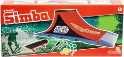 mini fingerboard cu rampă X-Treme de la SIMBA