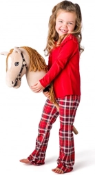 Hobby horse Gracja – căluț pe băț din pluș moale