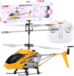 Syma S107H elicopter metalic controlat de la distanță cu stabilizare gyro – galben