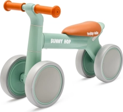 Bicicletă de echilibru pentru copii Baby Mix Bunny Hop Ultralight verde
